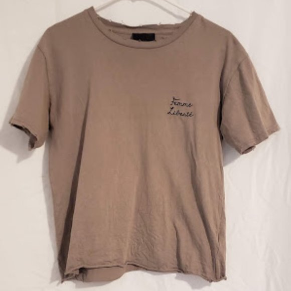 Top Shop Tops - Distressed Tee